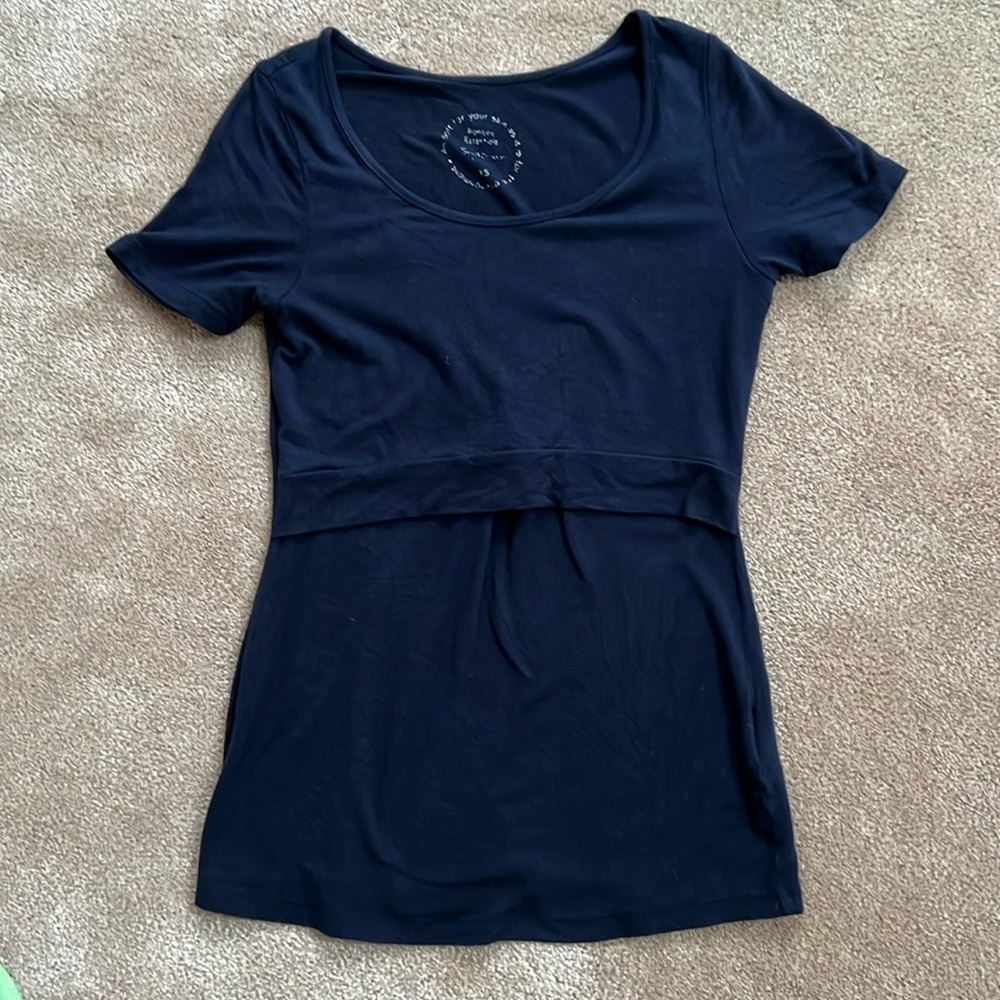 Seraphine XS Navy nursing T-shirt